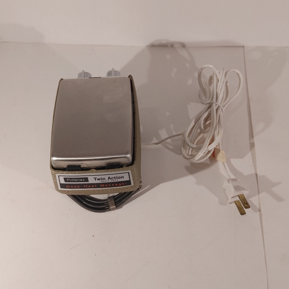 Vintage POLLENEX 2-Speed Electric DEEP HEAT Vibrating Hand Massager Model HM-85 - Picture 4 of 12